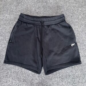 Fabletics Terry Sweat Short Mens Medium 28x6.5 Black Athletic Gym Workout Casual